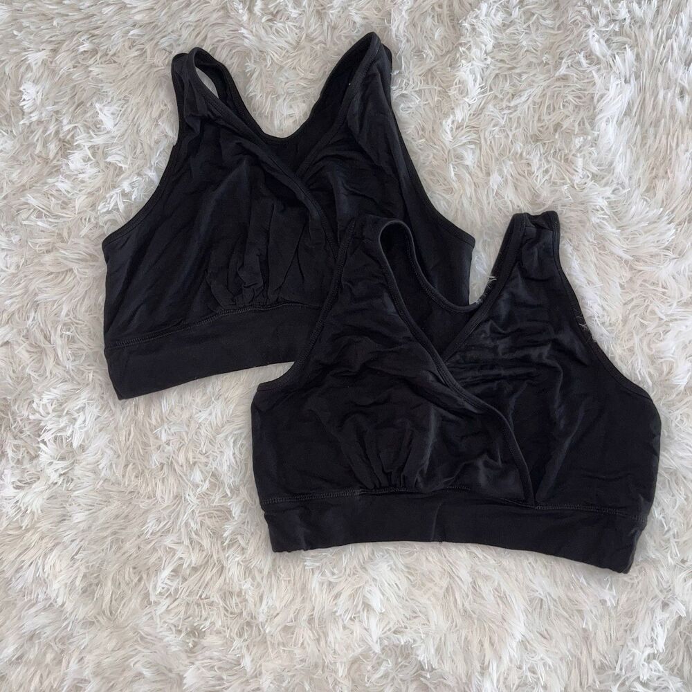 Kindred Bravely Davy Piper Nursing Bra Black XL-B Lot of 2